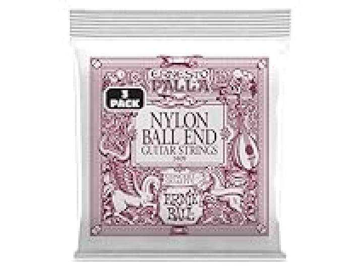 Ernie Ball Ernesto Palla Black & Gold Ball-End Nylon Classical Guitar Strings 3-Pack