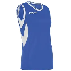 Macron, Damen, Sportshirt, Potassium (S), Weiss, Blau