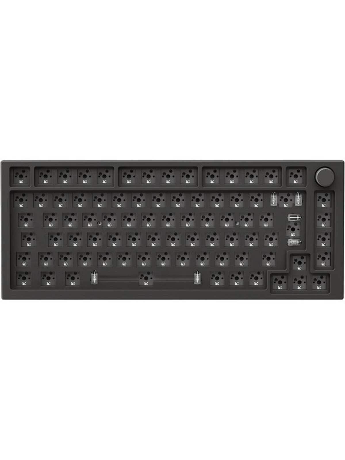 Glorious GMMK PRO 75% Barebone - ISO - Black Slate - Gaming Tastatur (TKL) - Universal - Schwarz