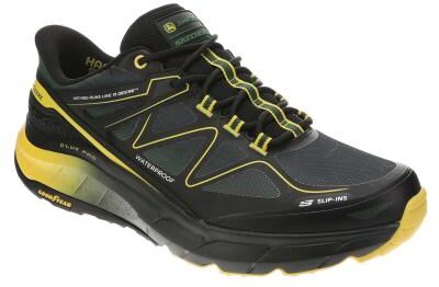 John Deere Built by Skechers D'Lux Pro-Reel Cutting - Mens 7.5 Black Oxford Shoes Medium