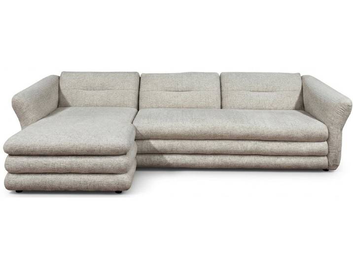 Xlmoebel Ecksofa Ecksofa L-Form Beige Modern Wohnzimmer weich bequem geräumig, 2 Teile