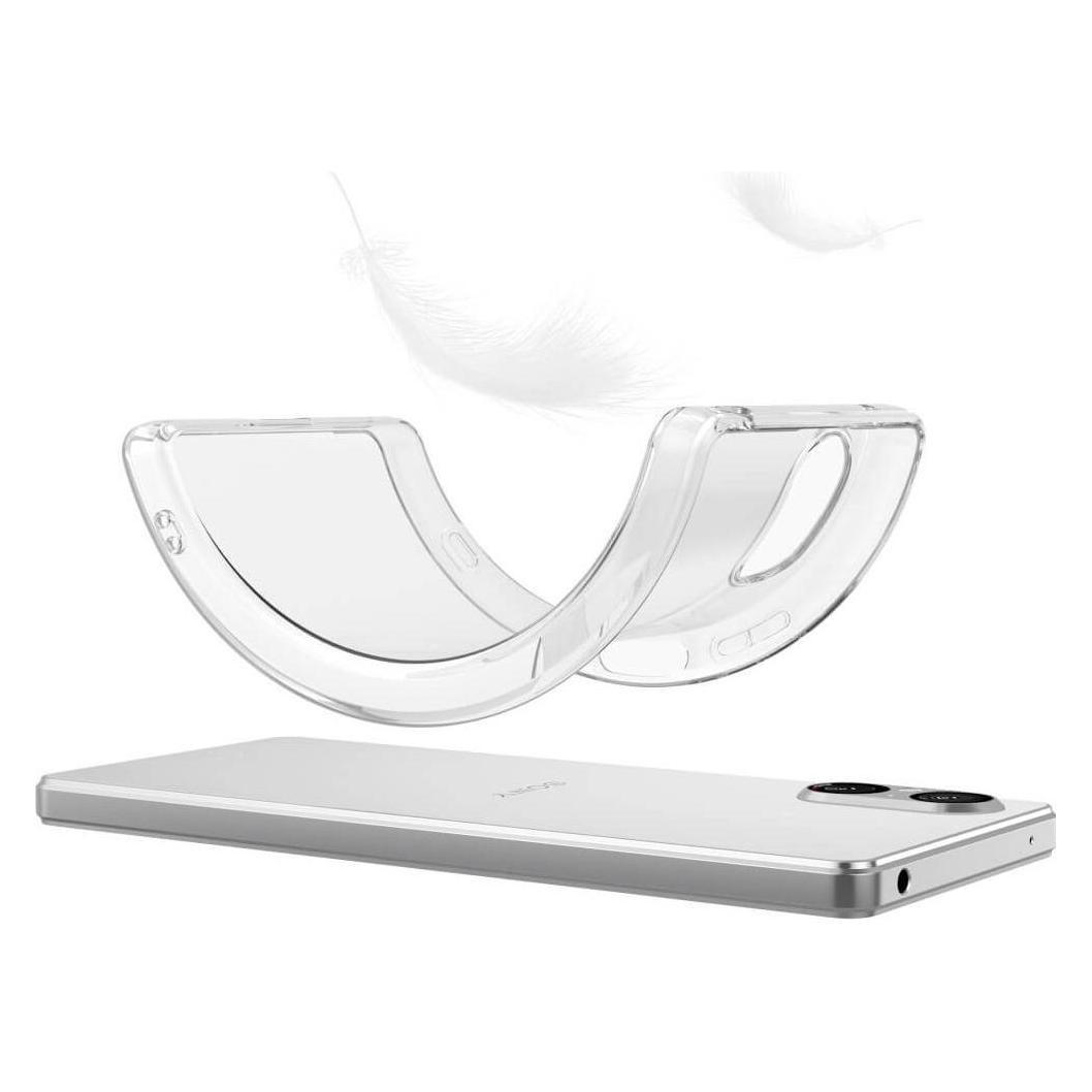 Cover-Discount Sony Xperia 5 V - Silikon Gummi Case transparent (Sony Xperia 5 V) (660161999A)