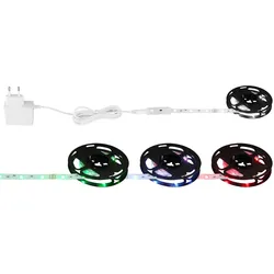RGBW LED Strip Fernbedienung Lichtband RGB Farbwechsel LED Streifen 2m dimmbar, kürzbar, 12W 220Lm, L 200 cm