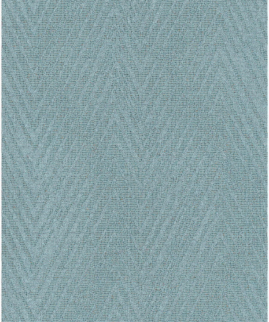 17 Stories Orquidia Galerie Utopia Herringbone Weave Wallpaper Roll 10m x 53cm Green