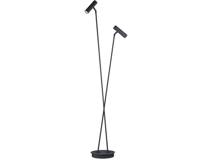 Stehlampe Tom Pro Schwarz Metall 1560 lm H 137 cm - LED - Lichtfarbe: Extra warmweiss - Helles Neutralweiss - LED Energiesparlampen