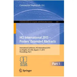 HCI International 2015 - Posters' Extended Abstracts, Fachbücher