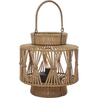 LUXFORM Gartenleuchte "Luxform USB Alhambra Large", braun, H: 29cm, 1 Stk., Leuchten, LED-Gartenleuchte, Akkubetrieben, aufladbar über USB, Gartenleuchte