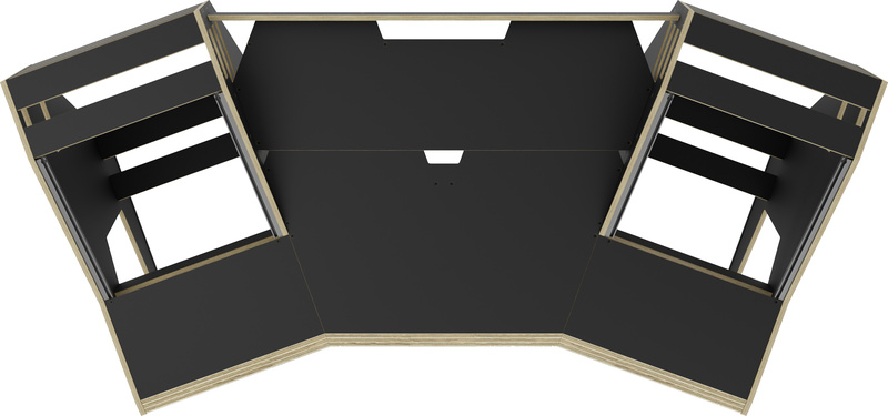 Sessiondesk Gustav 2.0 90s Black