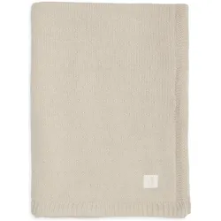 Jollein, Babydecke, Decke Kinderbett 100x150cm Sprinkle Knit - Sand/Fluffy (150 x 100 cm)