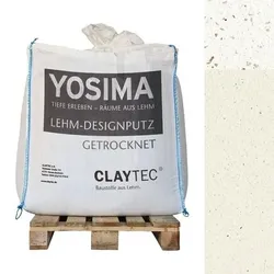 CLAYTEC YOSIMA Lehm-Designputz Lilien-Weiss PE - 500 kg BigBag