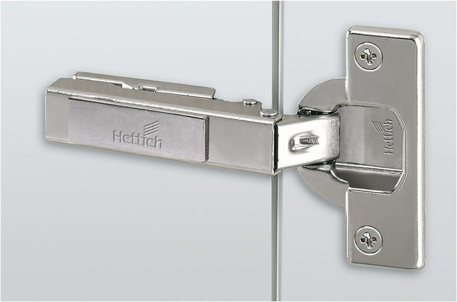 Hettich Topfscharnier Intermat 9943, 48059 110°,Kröpf. 0mm Stahl silber)