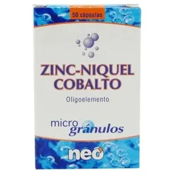 Neo Microgranulos Zinc Niquel Cobalto 50 Caps