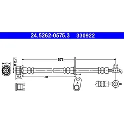 Bremsschlauch ATE 24.5262-0575.3