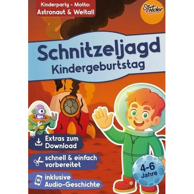 Schnitzeljagd Kindergeburtstag mit Audio-Geschichte 'Astronaut Anton und der Außerirdische' für Kinder von 4-6 Jahren, Taschenbuch von Sarah Siefer,