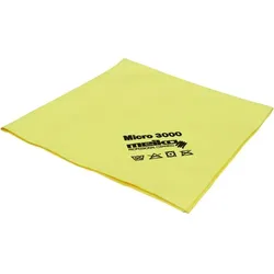 Microfasertuch Meiko Micro 3000 gelb 37x40 cm weiches Microfasertuch mit hoher Schmutzaufnahme