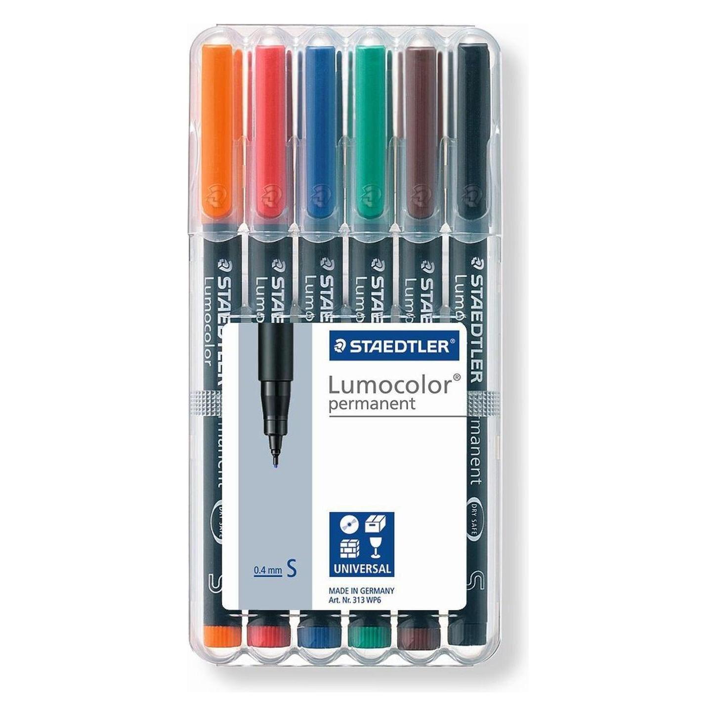 Staedtler Lumocolor permanent (6x) (313-WP6)