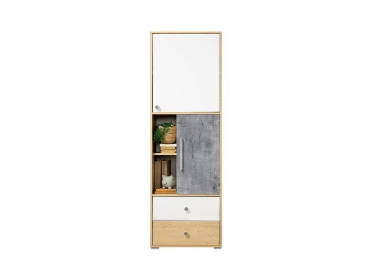 BÜCHERREGAL PONTE 60x40x182 cm, Regal Weiß