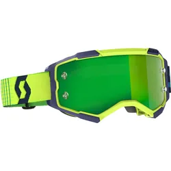 Scott Fury blau/gelbe Motocross Brille