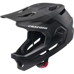 Cratoni Jugenhelm Madcat Fullfacehelm Fahrradhelm Kinnbügel S/M 49-56 MTB Kinder...