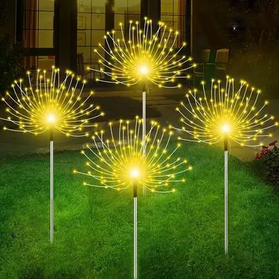Uplift Picks Solar Garden Firework Lights Create Dazzling Outdoor Displays For Every Celebration warm 180 Leds 1 Pc