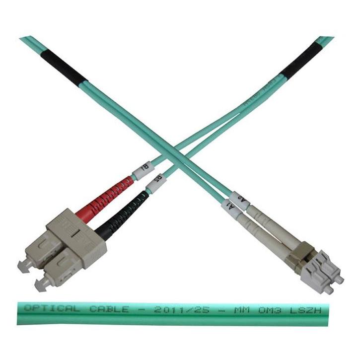 OEM Optical patch cable duplex LC-SC 50/125 MM 1m OM3 (1 m) (1350-OEM)