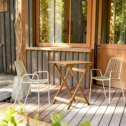 Outdoor-Tisch Bistro aus Akazienholz 60