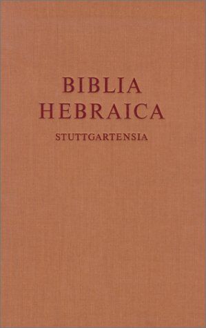 Karl Elliger - Biblia Hebraica Stuttgartensia : Ancien Testament - Preis vom 17.10.2026 19:25:27 h