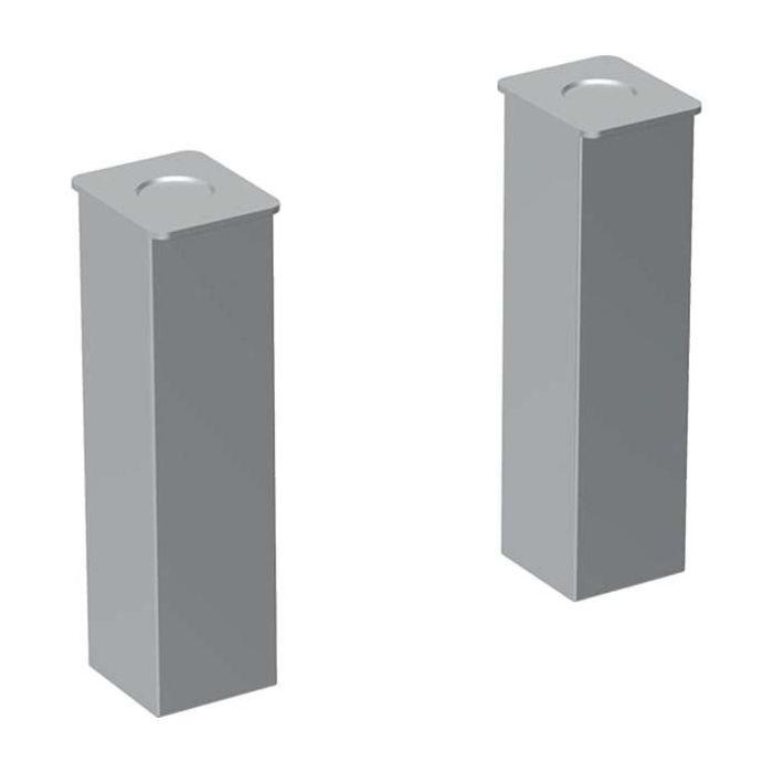 Geberit Möbelfüße Renova Compact 500550 Aluminium matt, 2 Stück
