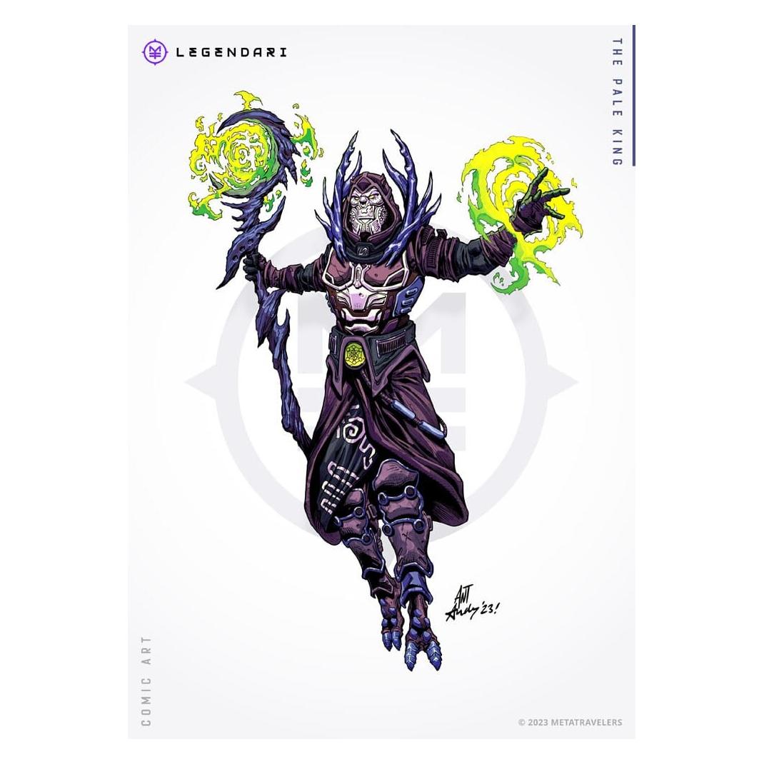 Meta Travelers Legendari Actionfigur 1/10 Pale King 18 cm (MT-LGND-PK10)
