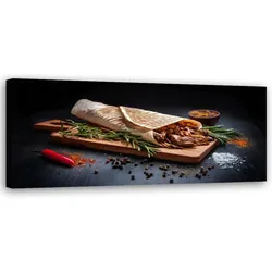 WANDBILD kebab kebap gewürze für die küche