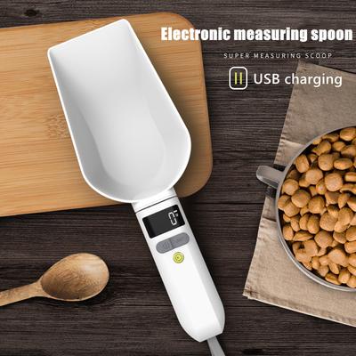 Multisell Products Hub Electronic LCD Digital Kitchen Scale, Pet Dog And Cat Measuring Tool, Weighing Spoon Feeding Bowl type A