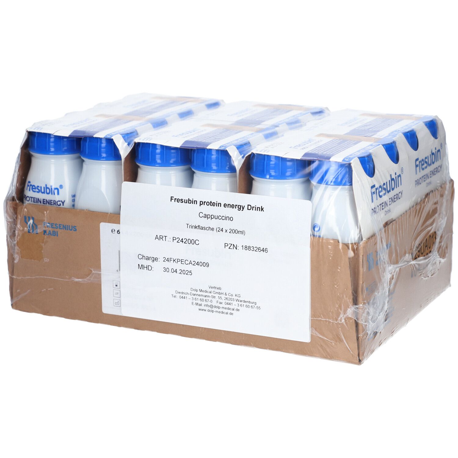 Fresubin Protein Energy Drink Cappuccino Trinkfl. 24x200 ml Lösung
