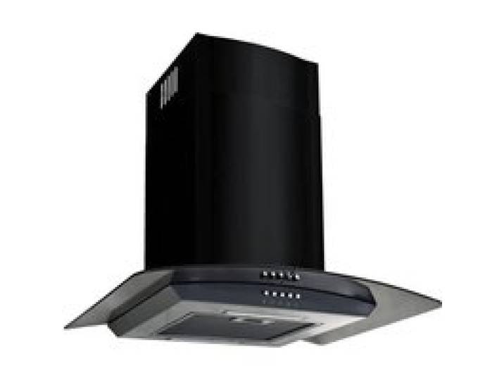 MPRO- Haute qualité -Hotte murale Hotte aspirante cuisin Acier inoxydable 756 m³-h 60 cm Noir7784