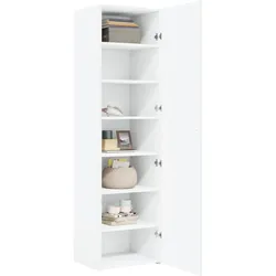 vidaXL, Kommode + Sideboard, Qukonica (mit 6 Regalböden) (42.50 x 50 x 185 cm)