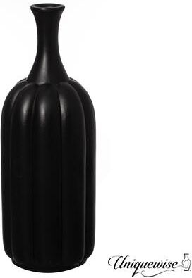 "Uniquewise 35"" Tall Fiberglass Floor Vase Modern Flower Holder for Pampas Grass Fake Plants & Floral Arrangements"