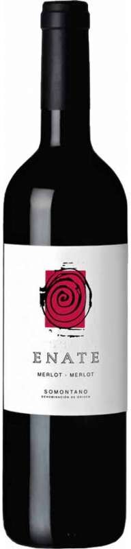 Enate Merlot-Merlot 2022 - Vino español elegante y sedoso con 14% de graduación