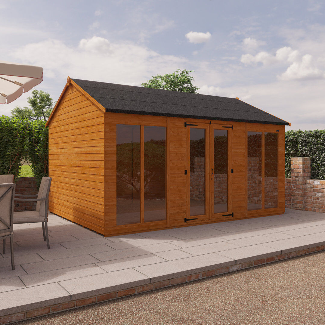 Tiger Sheds 14x10w Tiger Retreat Contemporary Summerhouse