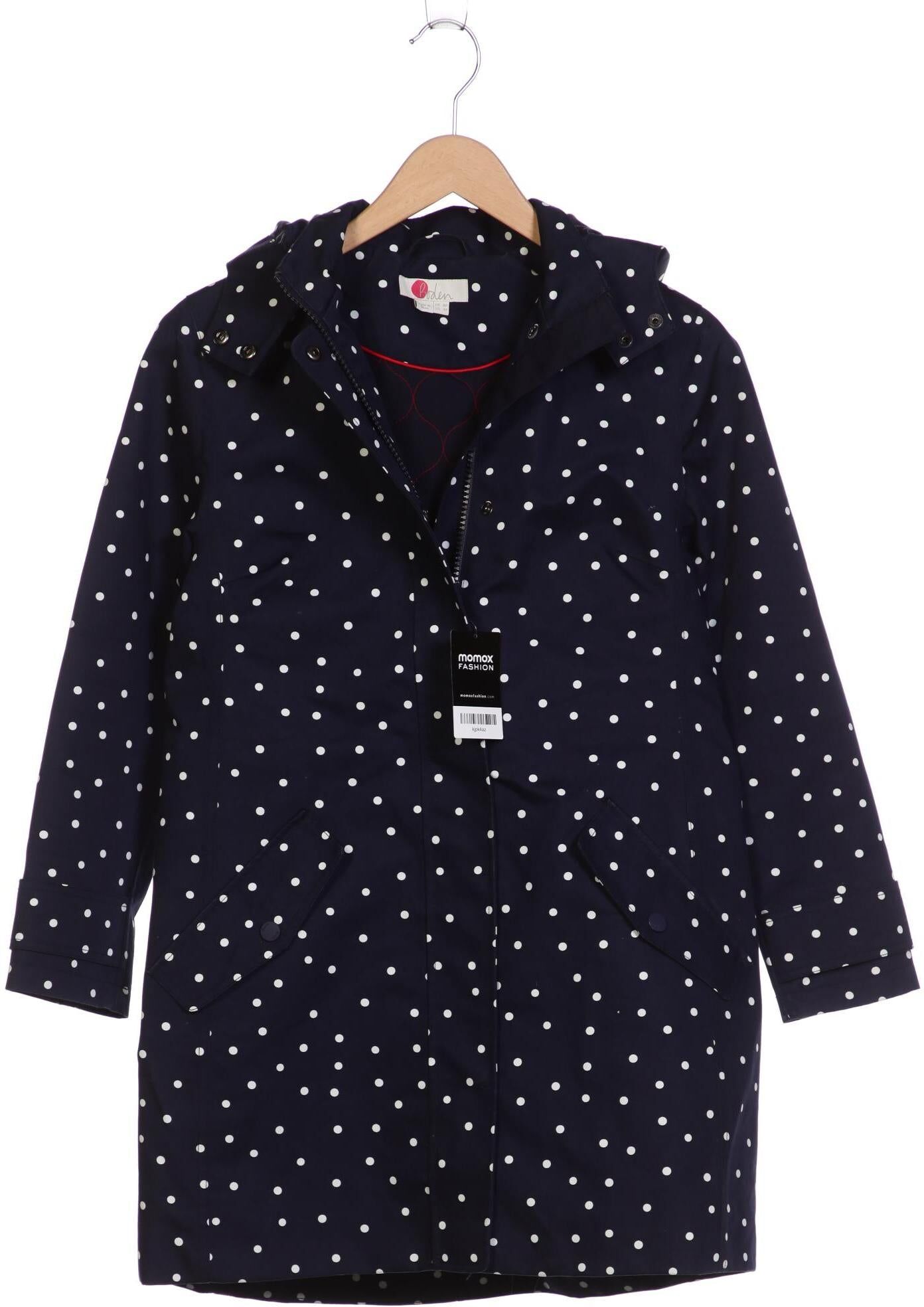 Boden Damen Mantel, Marineblau, Gr. EU 34, Synthetik / Baumwolle - Second Hand