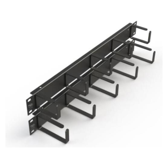 Leviton Brand-Rex MMCACCCM001, Branded panel, Sort, Stål, 48,3 cm (19"), 483 mm, 75 mm (MMCACCCM001)
