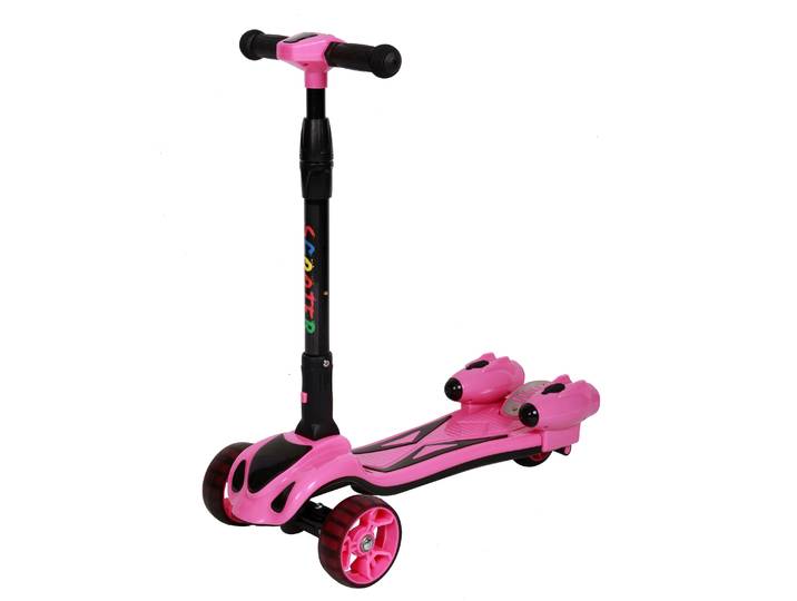 Scooter LED MUSIC Kids pink