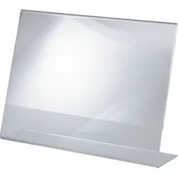 Sigel Tischaufsteller A4 quer-schräg glasklar VE=10x1 Stück