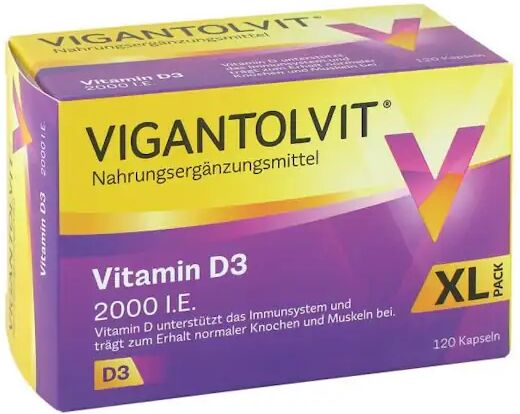 VIGANTOLVIT 2000 I.U. Vitamin D3 (120 pcs.)