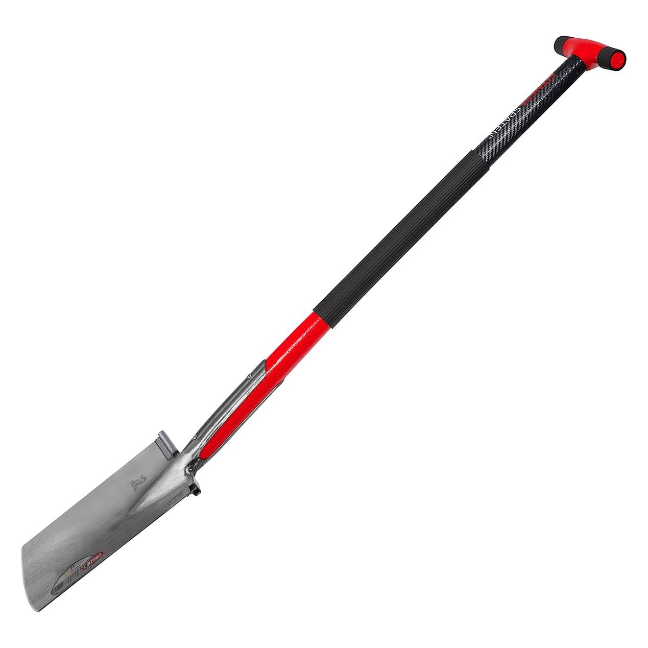 Idealspaten IDEAL-FITNESSSPATEN Gärtner Form mit teilummanteltem Eschen-T-Stiel 85 cm (24019000)