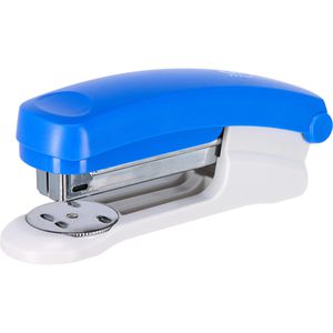 Office-Products Heftgerät, mit integriertem Entklammerer, blau, Heftleistung 25 Blatt