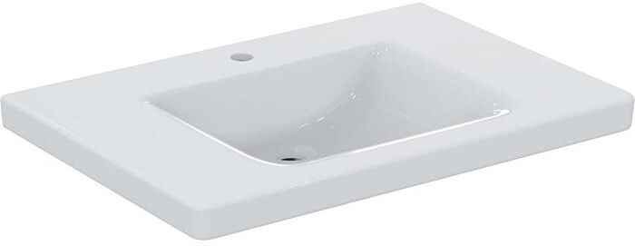 Ideal Standard Freedom Waschtisch E548601 unterfahrbar, mit Hahnloch, ohne Überlauf, 80 x 55,5 cm, weiß