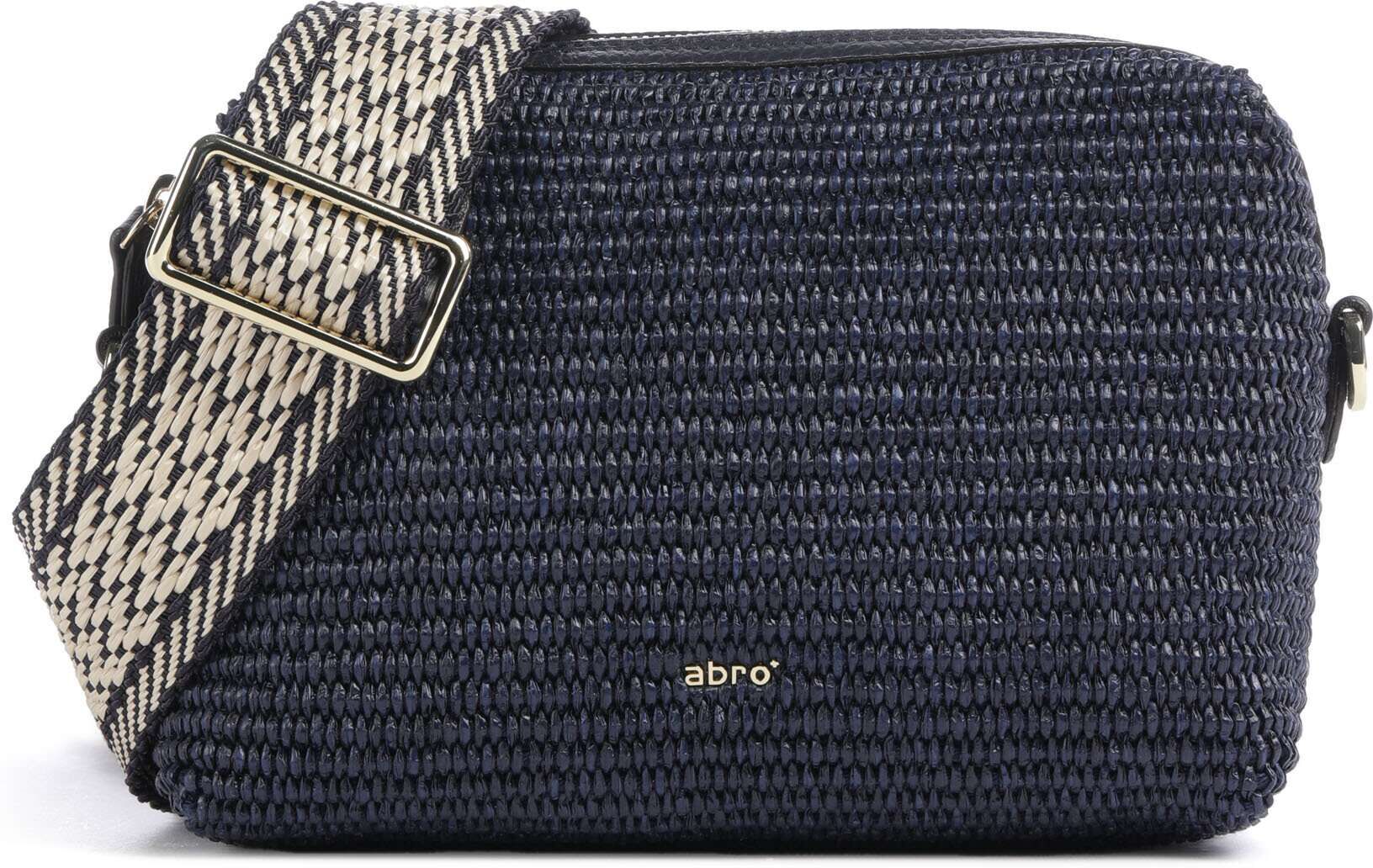 Abro Raffia Kaia Umhängetasche, blau