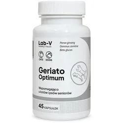 Lab-v Geriato Optimum – Unterstützung für Senioren-Gesundheit bei Hunden und Katzen, 45 Kapseln