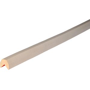 Knuffi Schutzprofil Typ AA, Trapez, PA-14320, selbstklebend, 5m Länge, weiß, 40 x 36mm, Kantenschutz