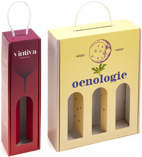 Pixartprinting Caja personalizada para tres botellas
