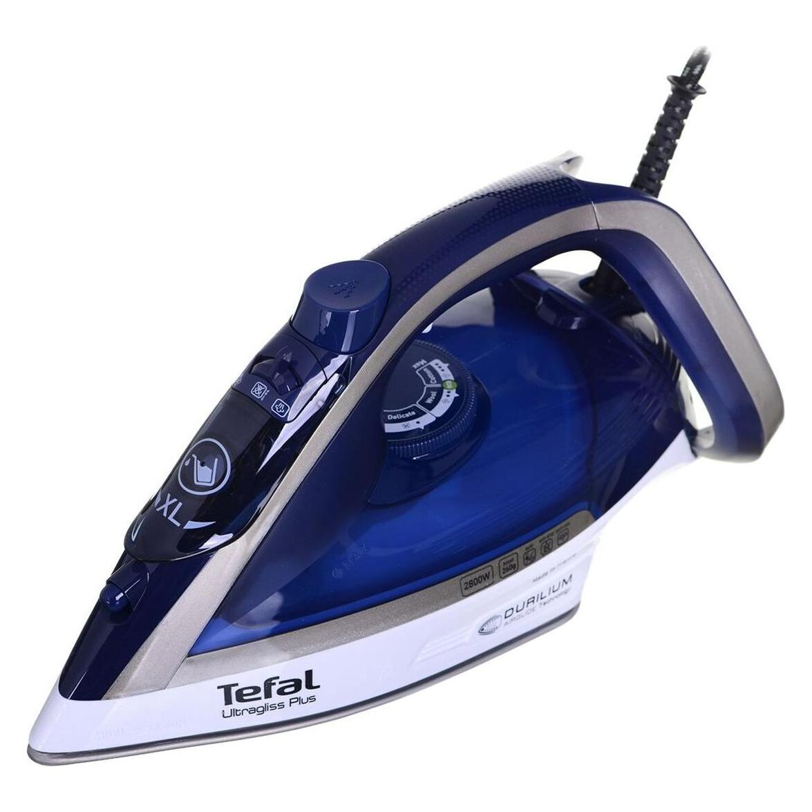 Tefal Ultimate Pure FV6812E0 Bügeleisen Dampfbügeleisen (2800 W, 260 g/min) (FV6812E0)